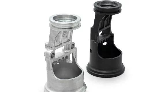 CNC machined and additively manufactured components for prototype and production